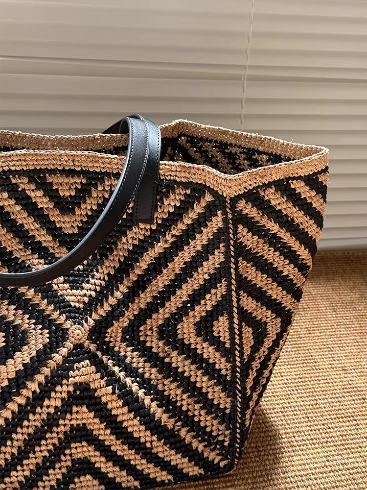 Oversized Large Raffia Straw T - Women'S Raffia Bags recension och pris