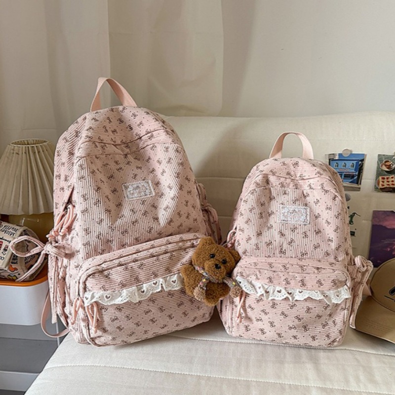 Winter Corduroy Backpack Bow-p - Women'S Young Bags recension och pris