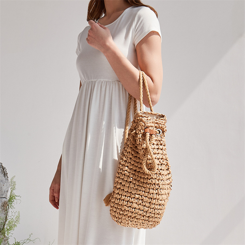 2023 Summer Casual Straw Backp - Women'S Raffia Bags recension och pris