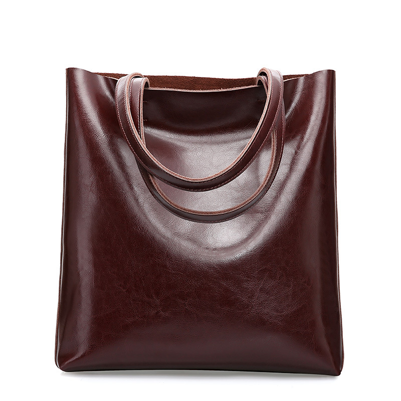 Cow Leather Bag Ladies Genuine - Women Hand Bags For Office recension och pris