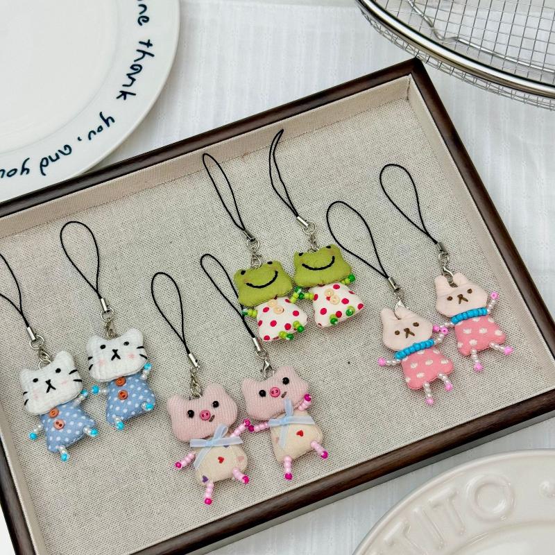 Cute Frog Pig Cat Pendant Keyc - Women'S Young Bags recension och pris