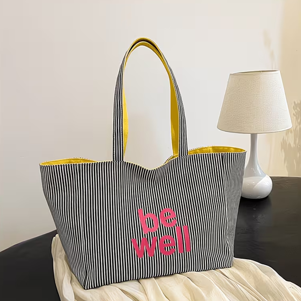 Fashionable Striped Printed Le - Women Bags On Sale recension och pris